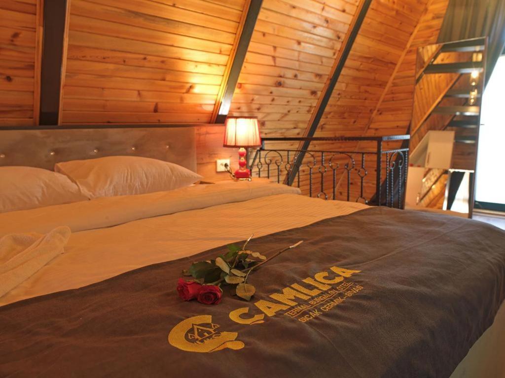Sivas Camlica Termal Bungalow Bagian luar foto