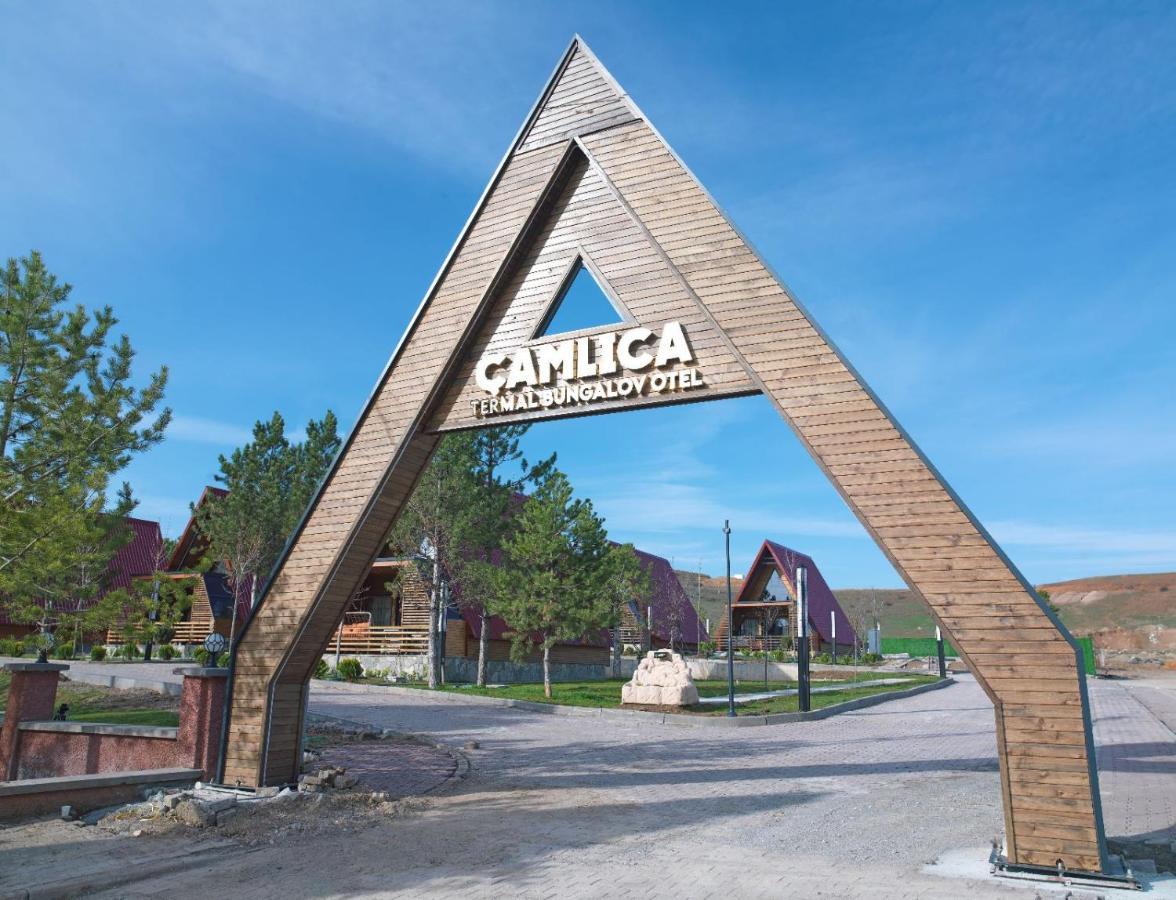 Sivas Camlica Termal Bungalow Bagian luar foto