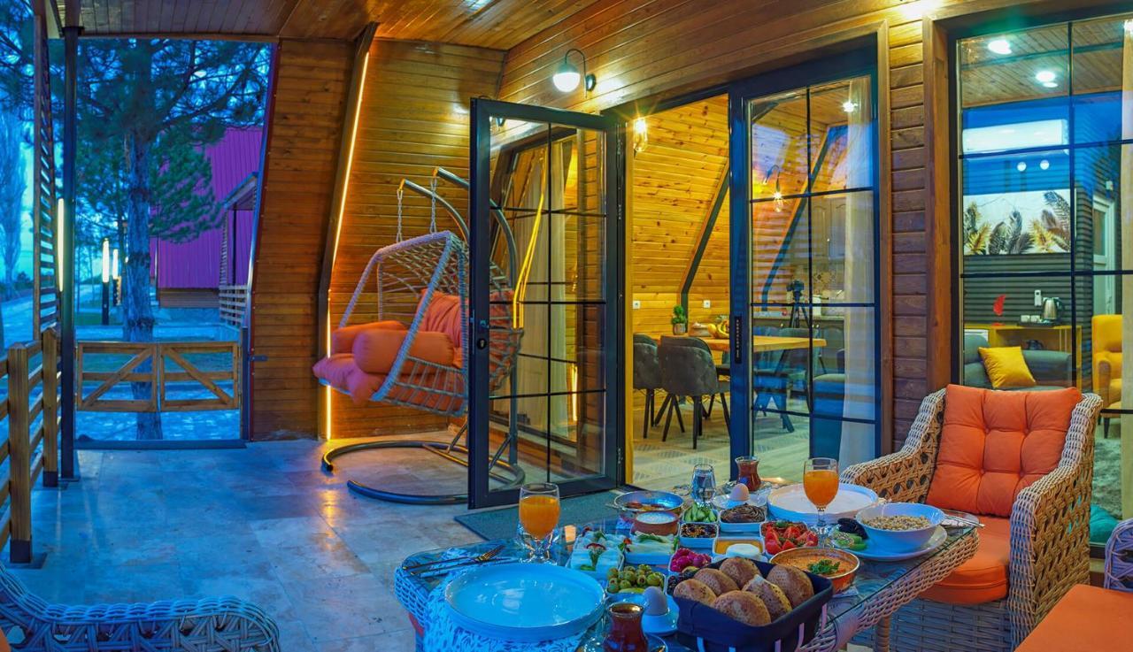 Sivas Camlica Termal Bungalow Bagian luar foto